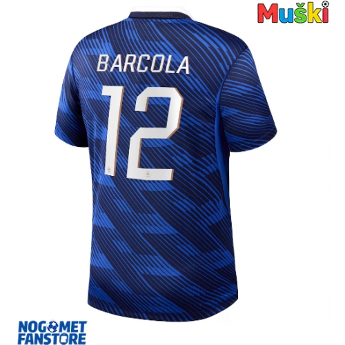 Francuska Bradley Barcola #12 Domaci Dres SP 2026 Kratak Rukav